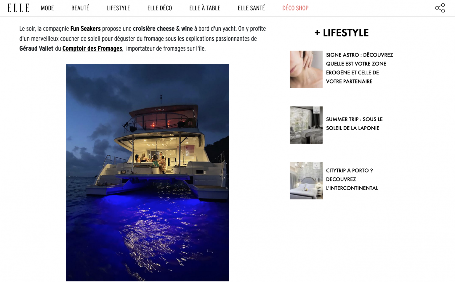 Seen on ELLE MAGAZINE