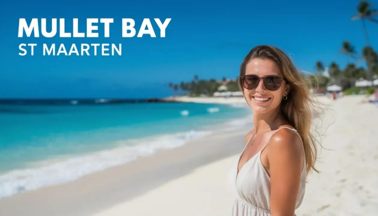 Mullet Bay Beach : Sable Blanc et Eaux Cristallines du Cote Neerlandais de St Maarten
