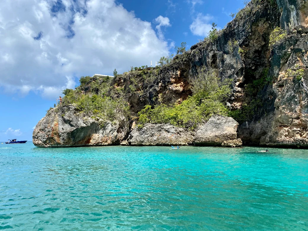 Little Bay the famous charter spot in Anguilla